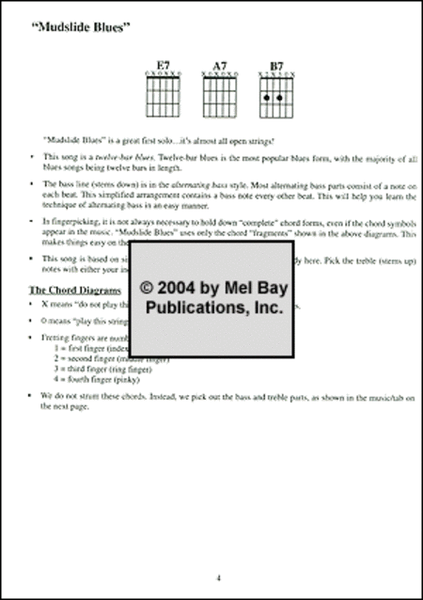 Mississippi Delta Blues Fingerstyle Solos Made Easy image number null