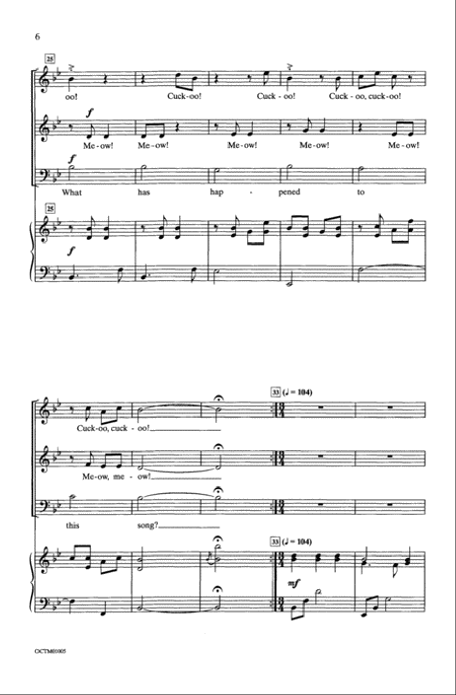 Counterpoint of the Animals Choir scores gallery preview page 4