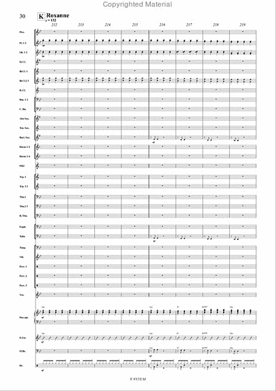 Police Police Concert Band scores gallery preview page 16
