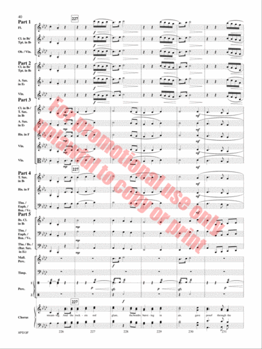 Armed Forces The Pride of America! Concert Band scores gallery preview page 41