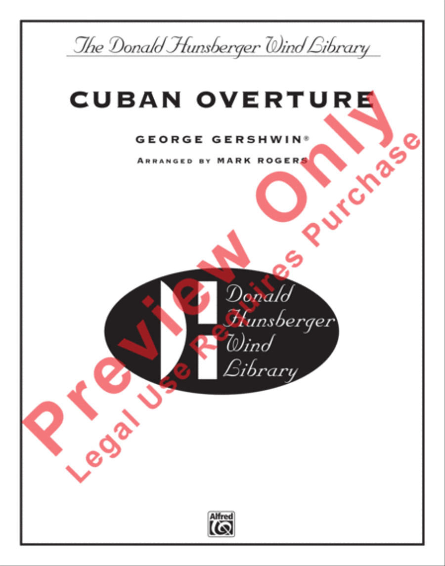 Cuban Overture Concert Band scores gallery preview page 2