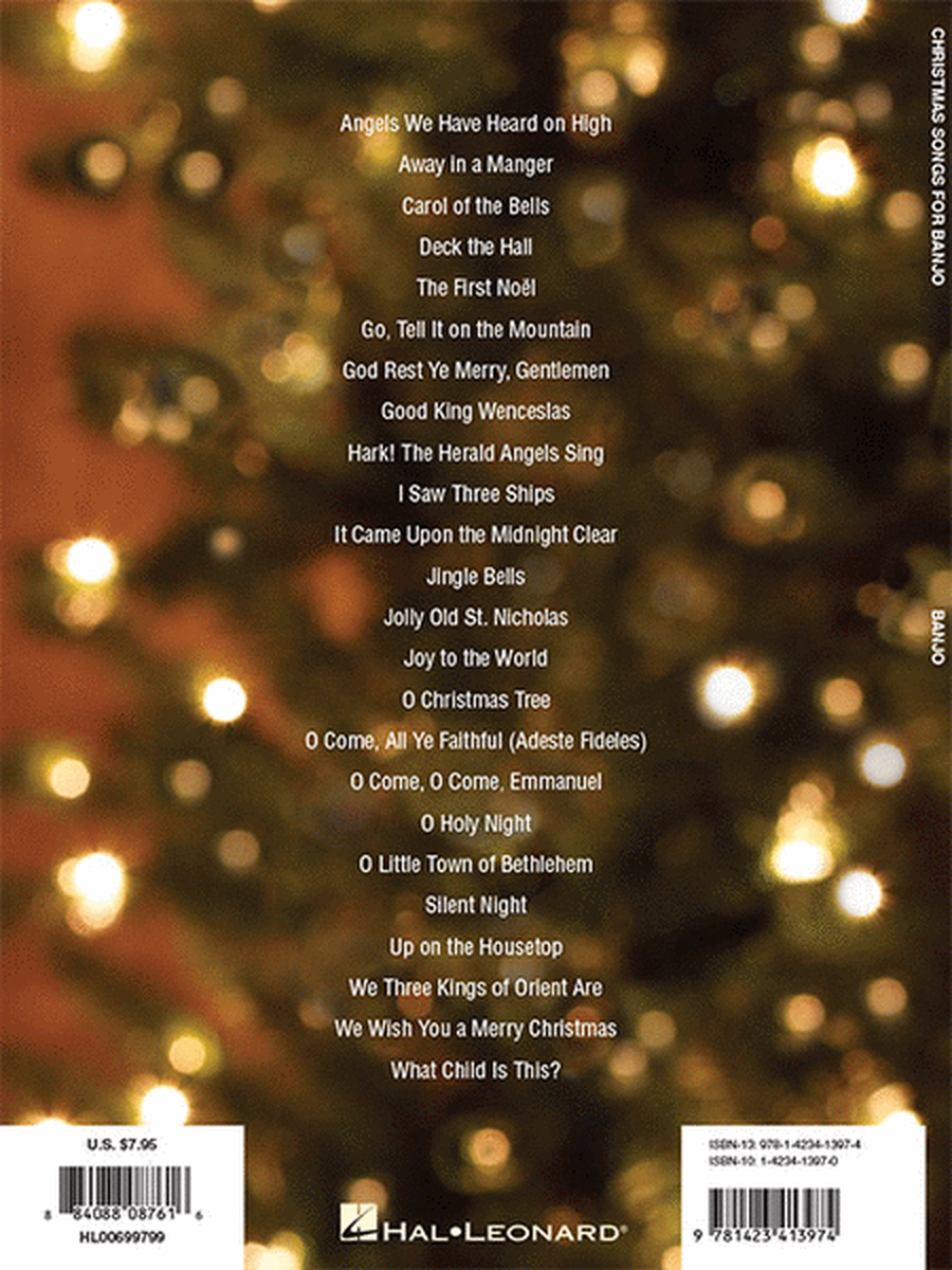 Christmas Songs for Banjo