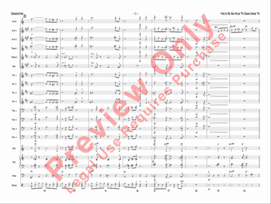 You'd Be So Nice to Come Home To Jazz Ensemble scores gallery preview page 8