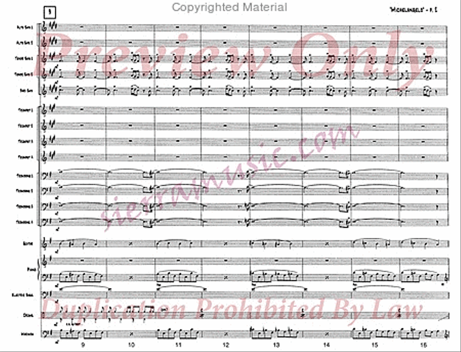 Michelangelo Jazz Ensemble scores gallery preview page 3