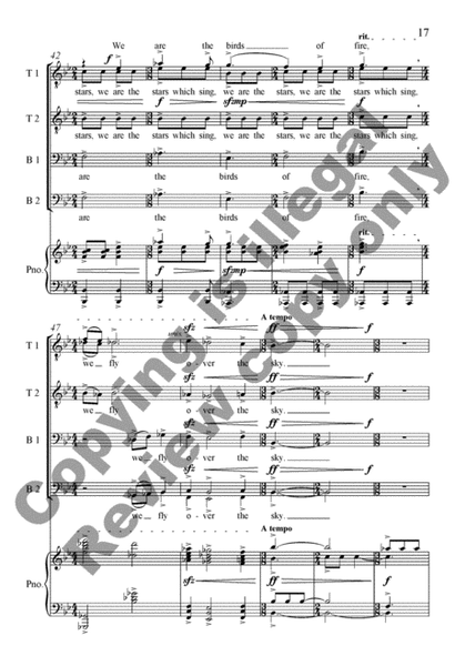 Stargazing (TTBB Piano/Choral Score) image number null