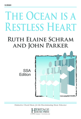 Book cover for The Ocean is a Restless Heart