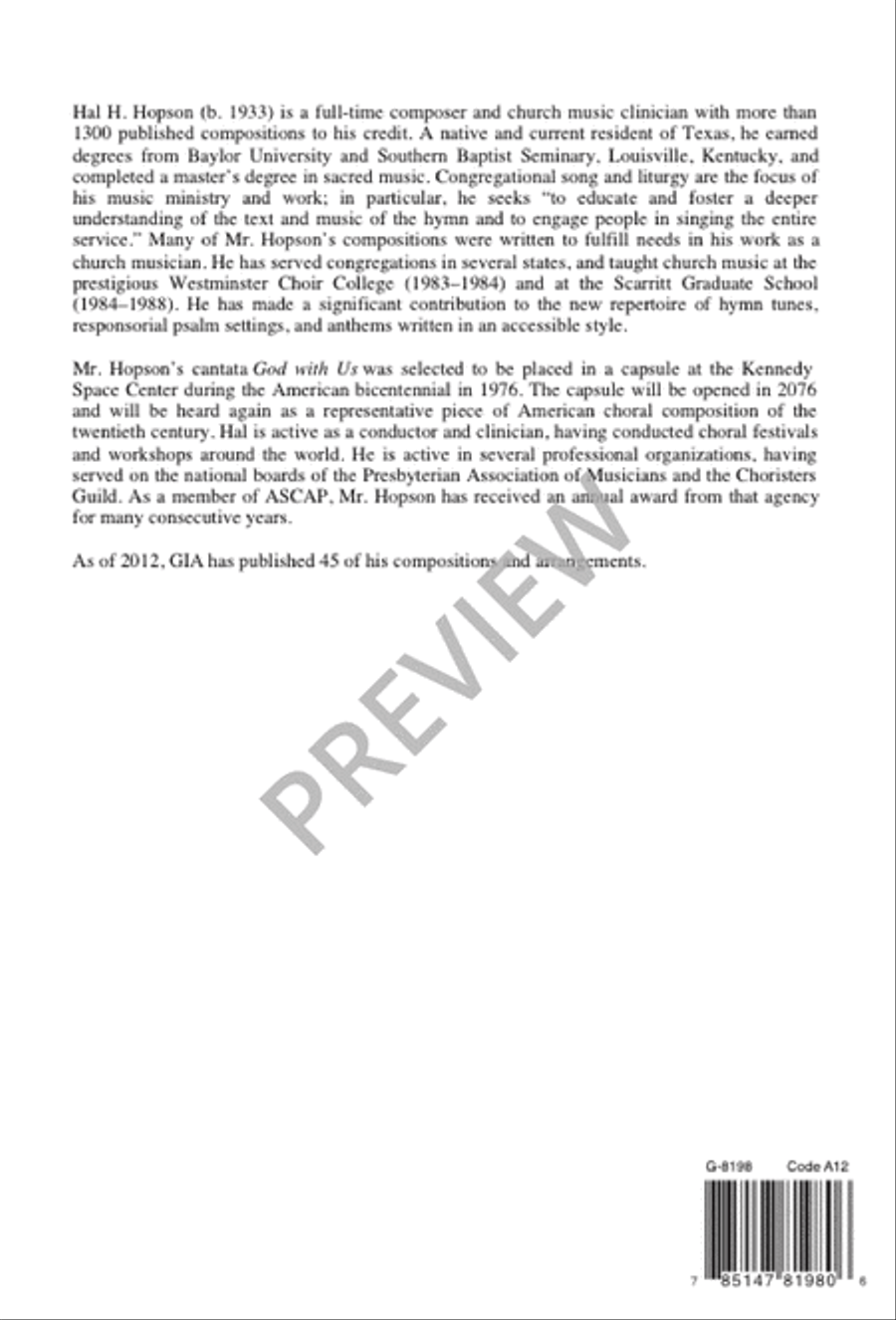 One More Step along the World I Go Unison Choir scores gallery preview page 12