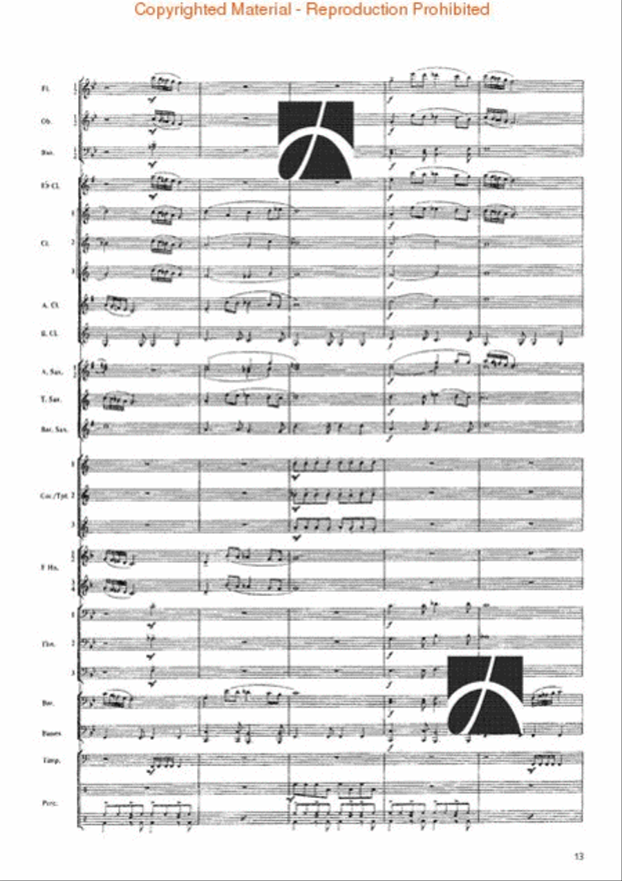 La Storia Concert Band scores gallery preview page 9