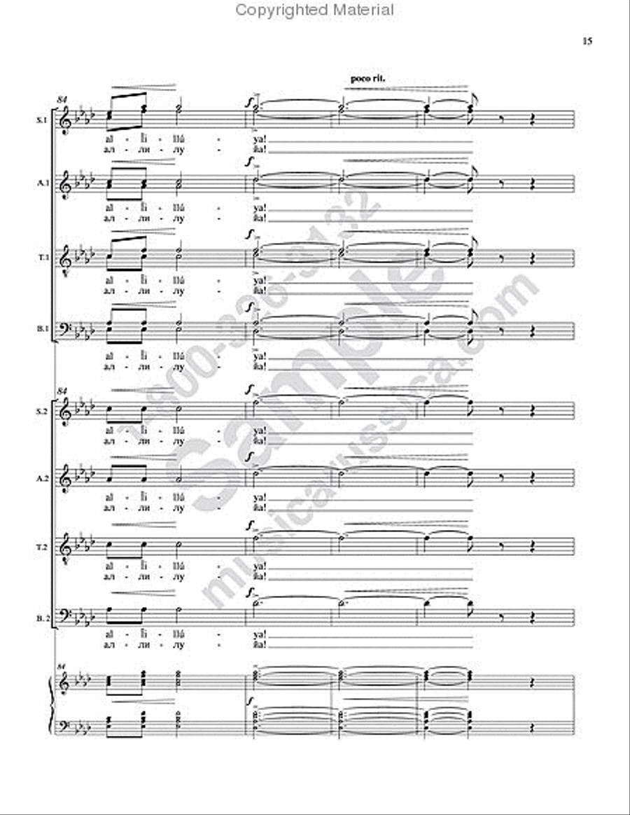 A Wondrous Birth A Wondrous Birth 4-Part scores gallery preview page 14