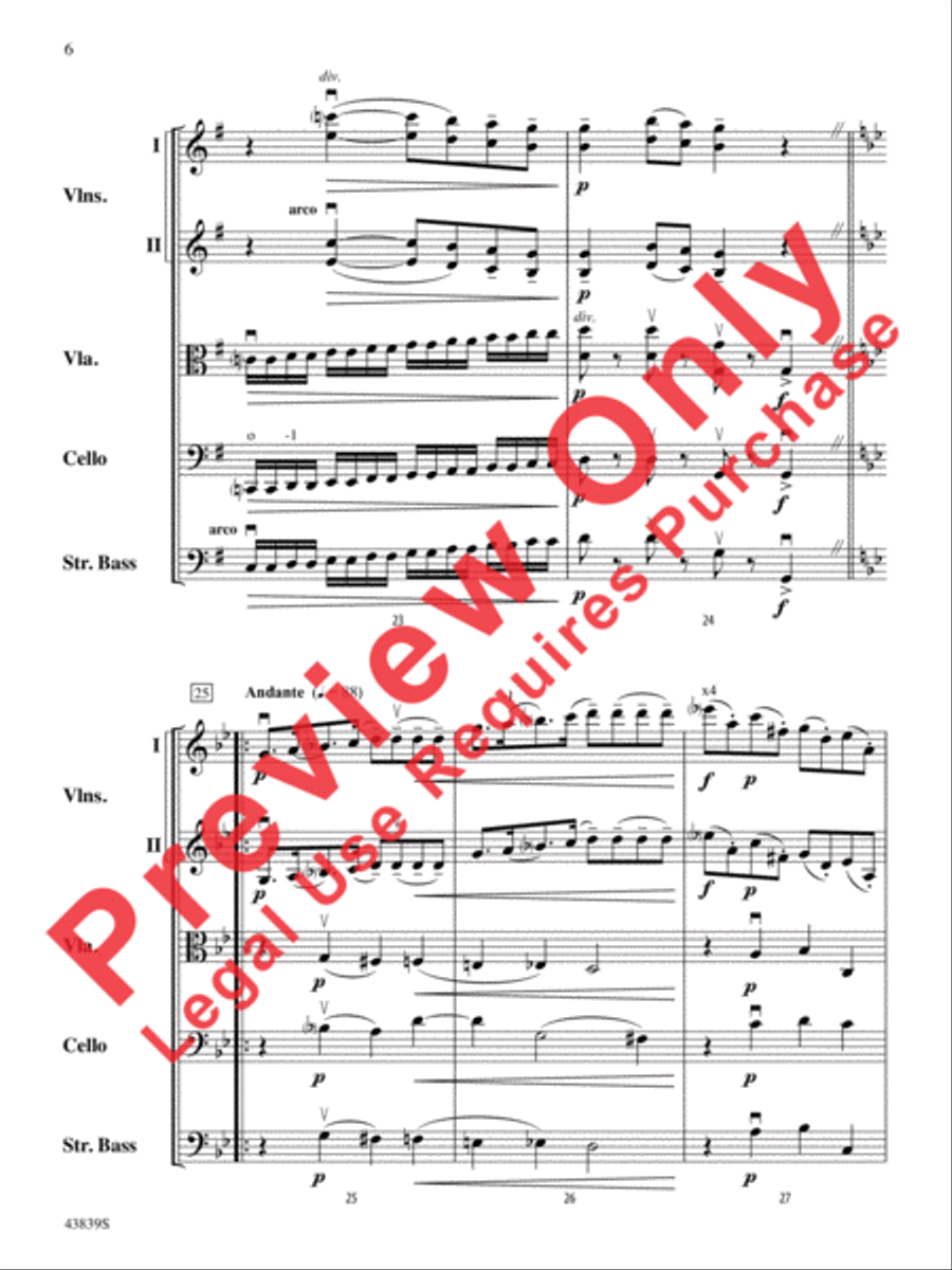 Mozartiana Mozartiana String Orchestra scores gallery preview page 7