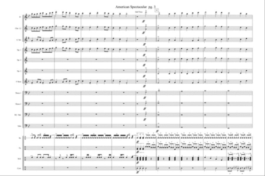 American Spectacular Marching Band scores gallery preview page 4