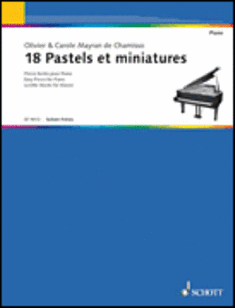 18 Pastels and Miniatures Piano Solo scores gallery preview page 1