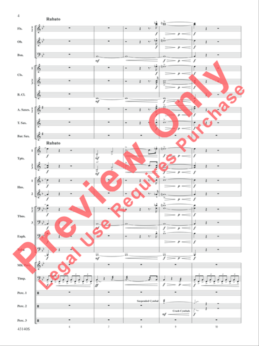 At the Movies---The Classics Concert Band scores gallery preview page 5