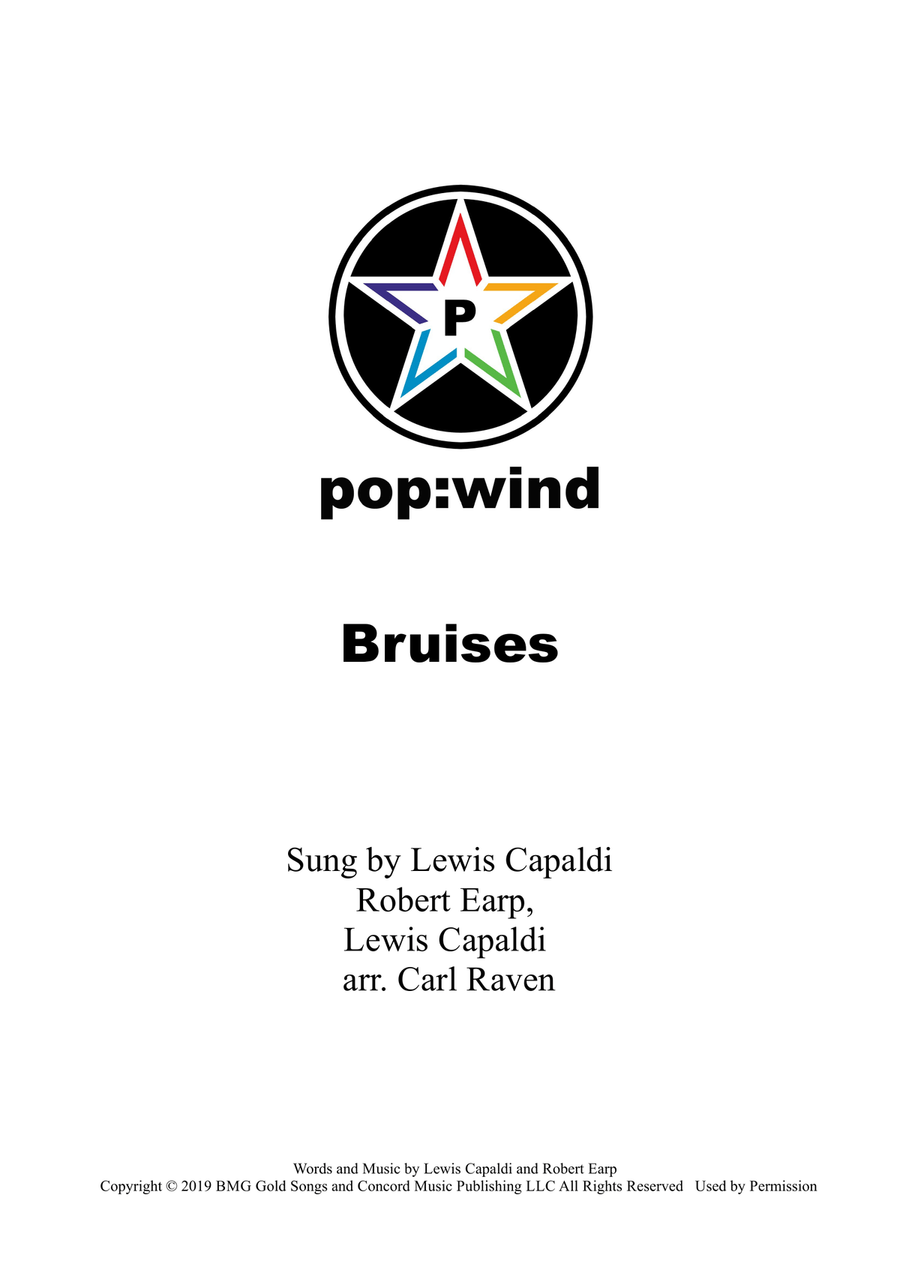 Bruises Clarinet Solo scores gallery preview page 1