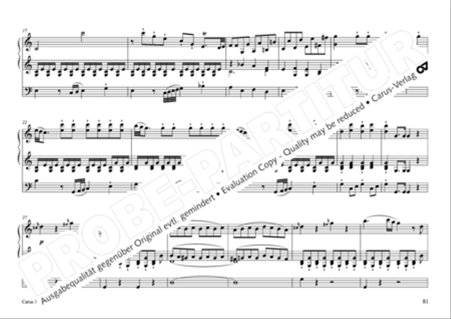 17 Church sonatas Organ Solo scores gallery preview page 82