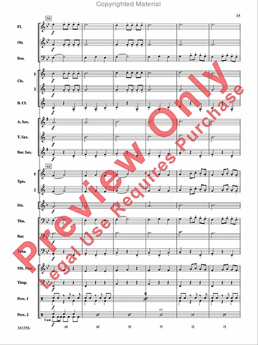 El Relicario El Relicario Concert Band scores gallery preview page 16