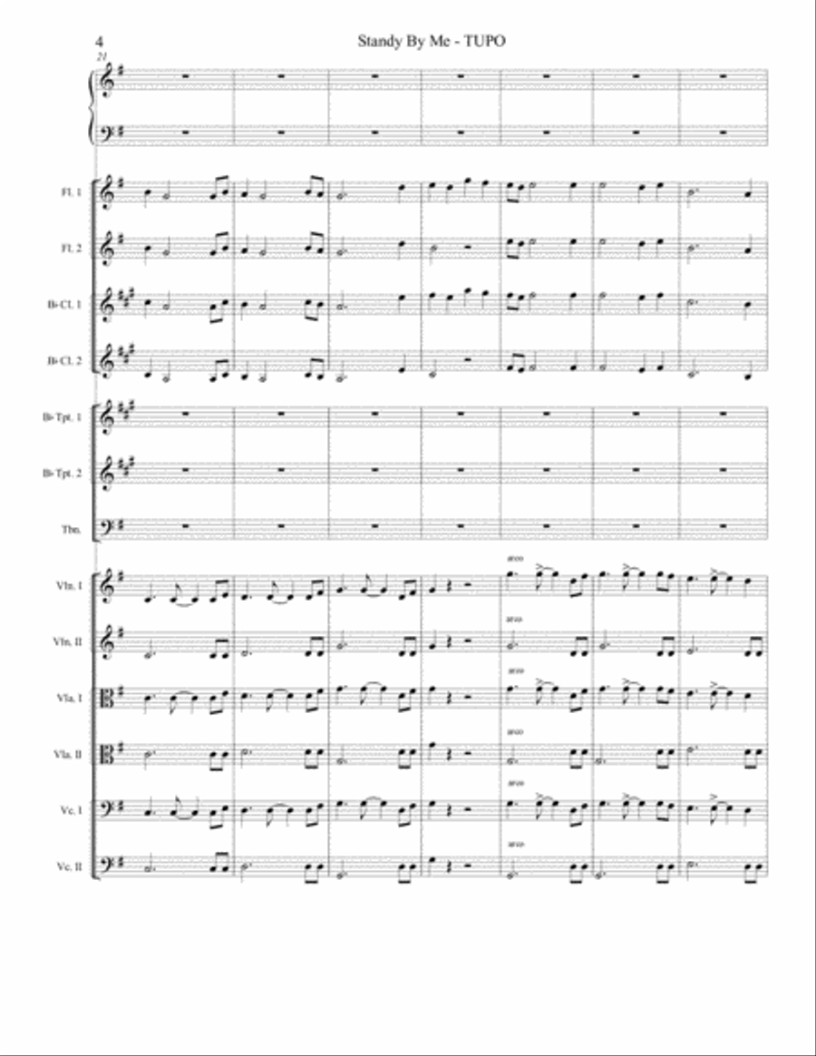 Stand By Me Stand By Me Large Ensemble scores gallery preview page 4