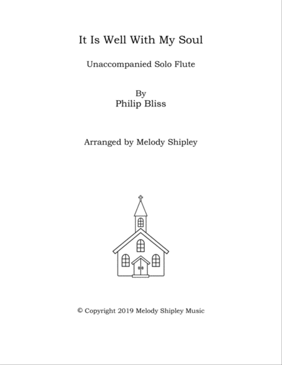 It Is Well With My Soul Flute Solo scores gallery preview page 1