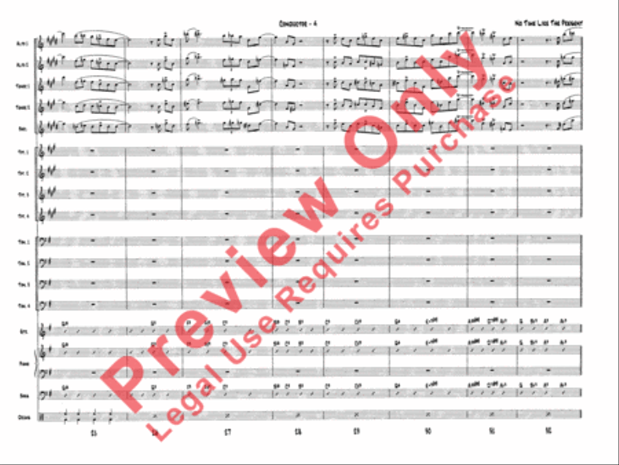 No Time Like the Present Jazz Ensemble scores gallery preview page 6