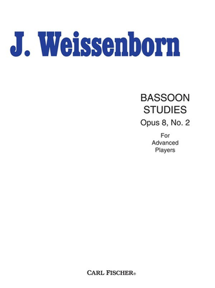 Book cover for Bassoon Studies, Op. 8, No. 2