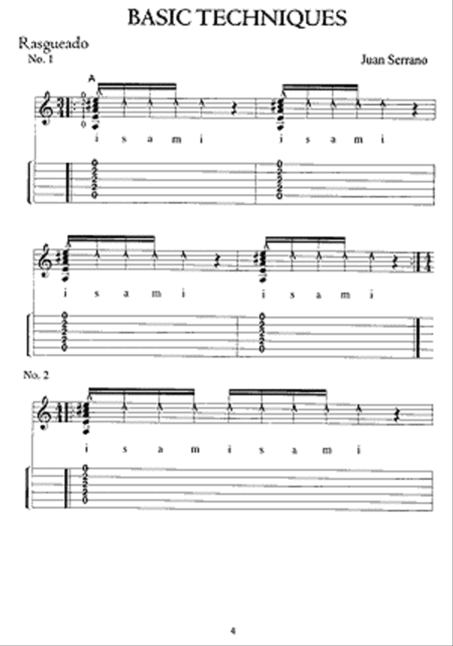 Juan Serrano - King of the Flamenco Guitar Flamenco Guitar scores gallery preview page 2