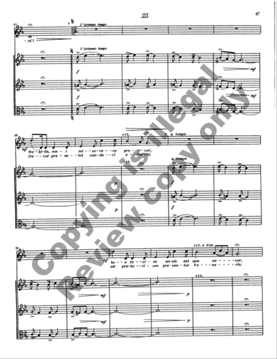 Cantata Rustica (Full/Choral Score) Choir scores gallery preview page 124