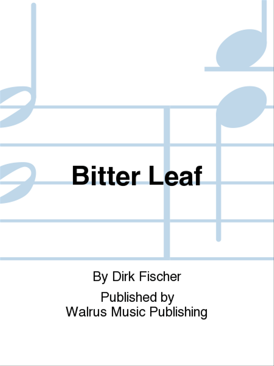 Bitter Leaf Saxophone Quintet scores gallery preview page 1