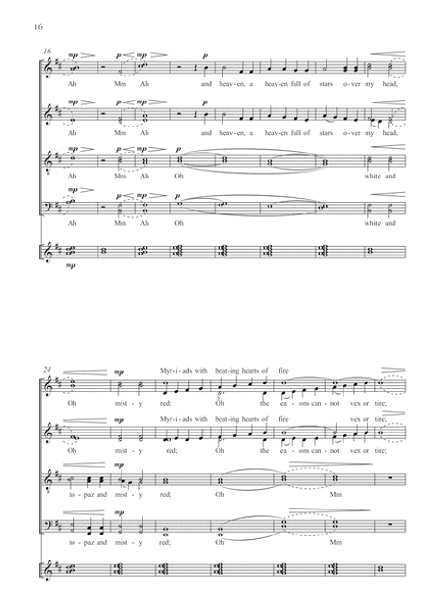 Choral Anthology 2 for Mixed Choir (SATB) 4-Part scores gallery preview page 5