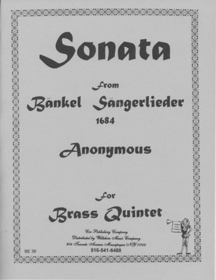 Sonata from "Bankelsanger" (Sear)