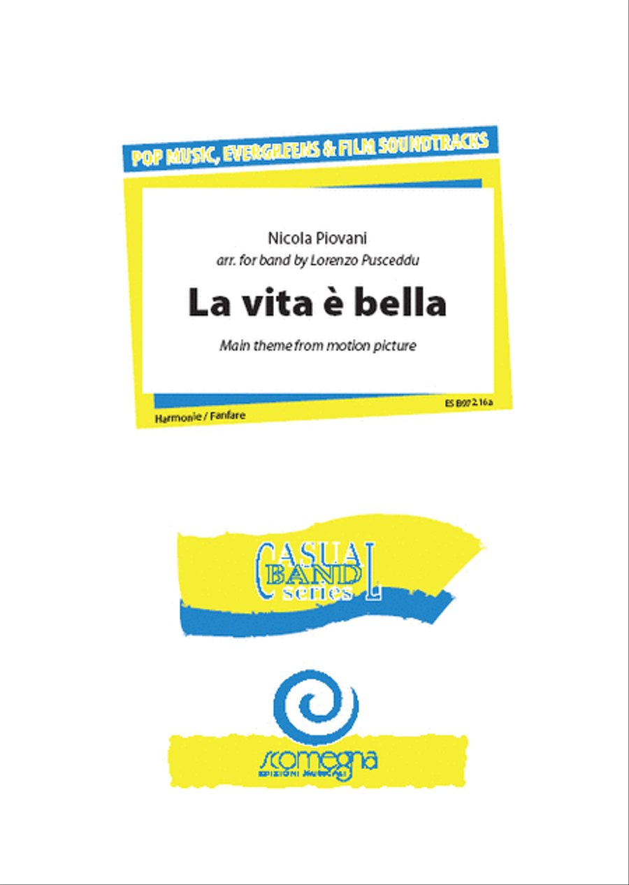 La Vita E Bella Marching Band scores gallery preview page 1