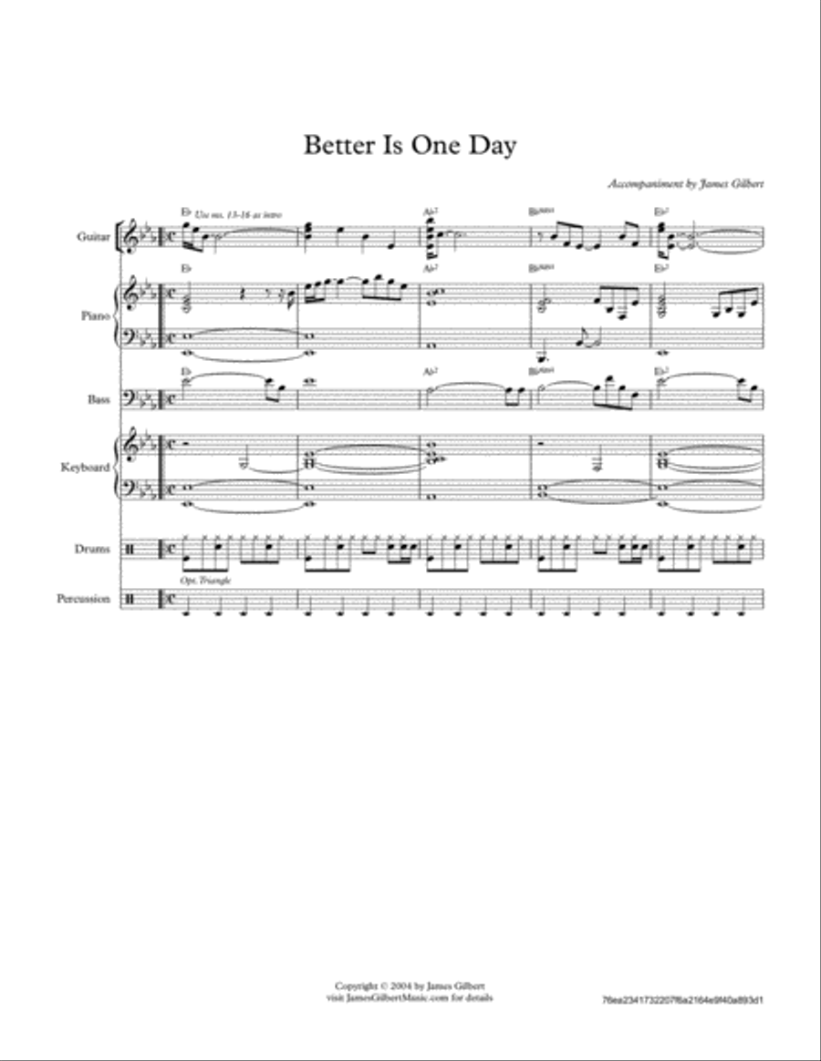 Better Is One Day Small Ensemble scores gallery preview page 2