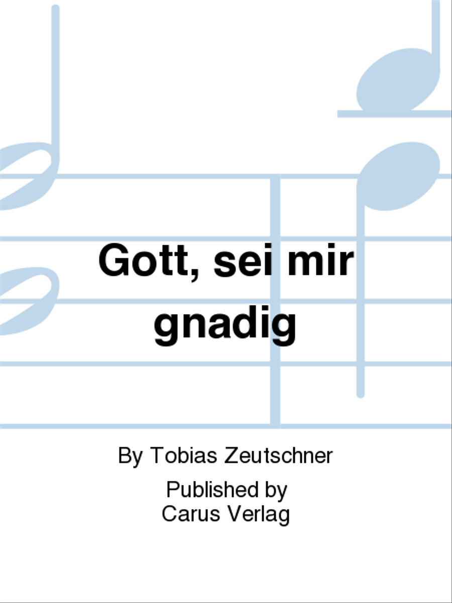 Gott, sei mir gnadig Part scores gallery preview page 1