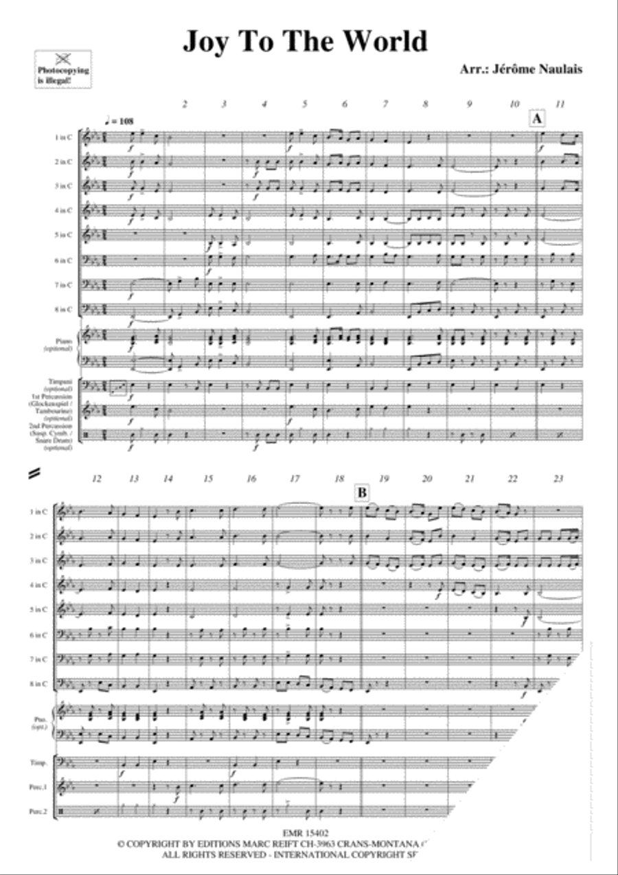 Joy To The World Joy To The World Chamber Music scores gallery preview page 3