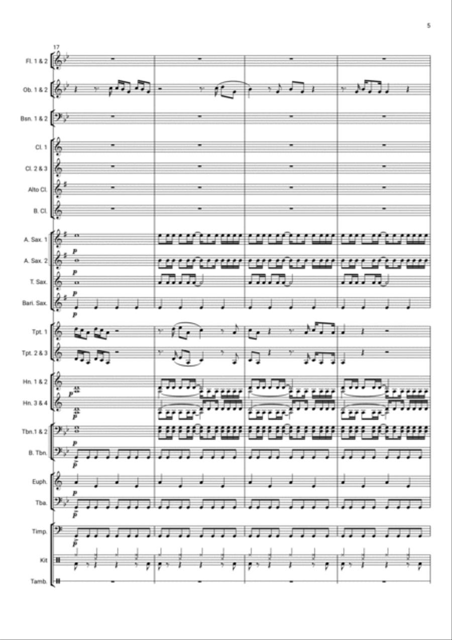 Call Me Cruella Concert Band scores gallery preview page 5