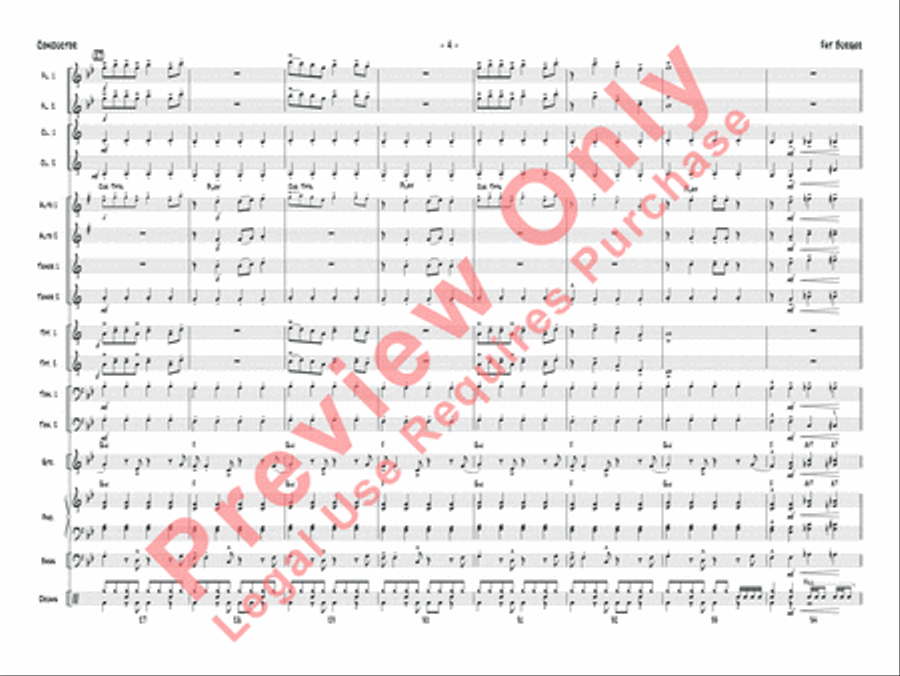 Fat Burger Jazz Ensemble scores gallery preview page 7