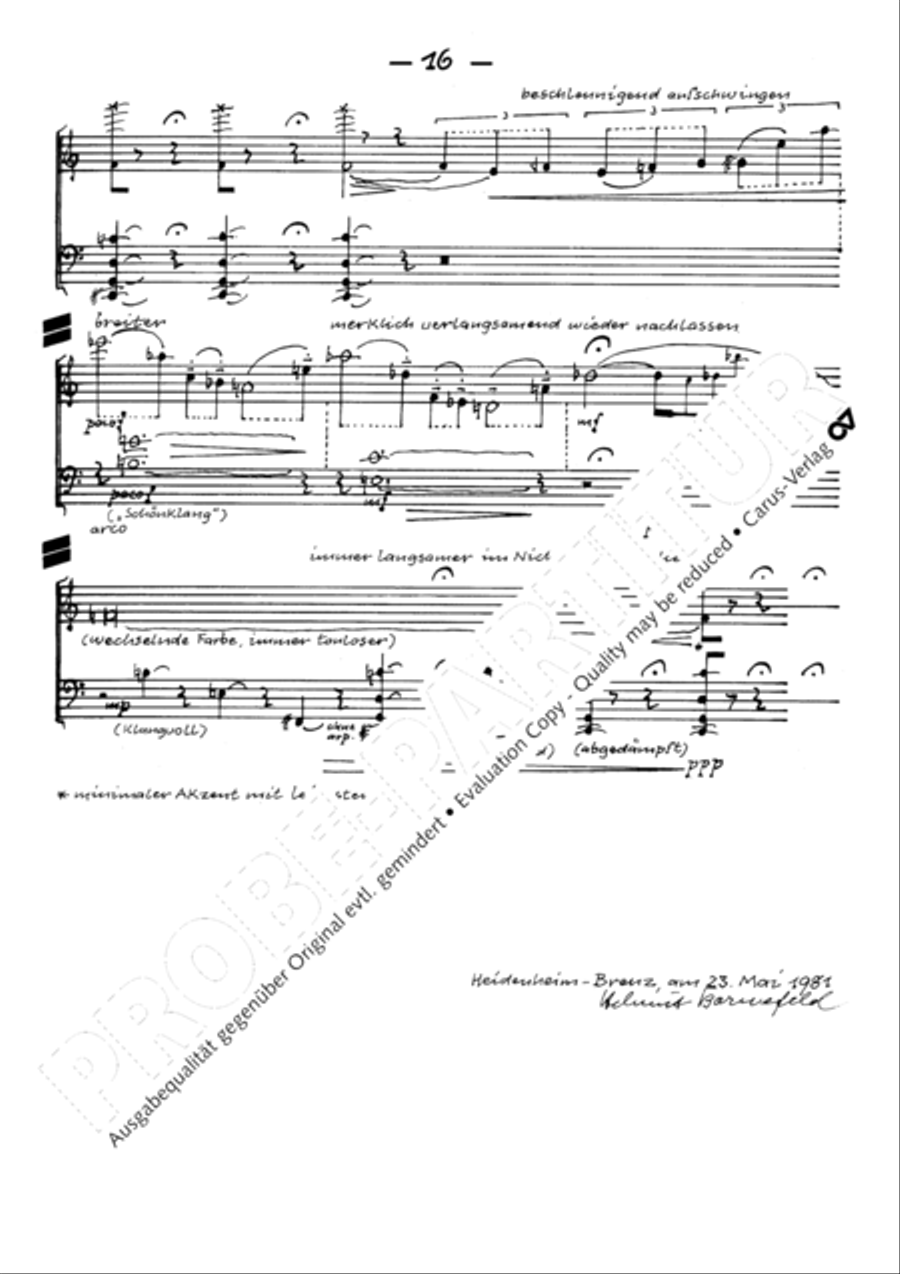 Todesblumen Flute scores gallery preview page 19