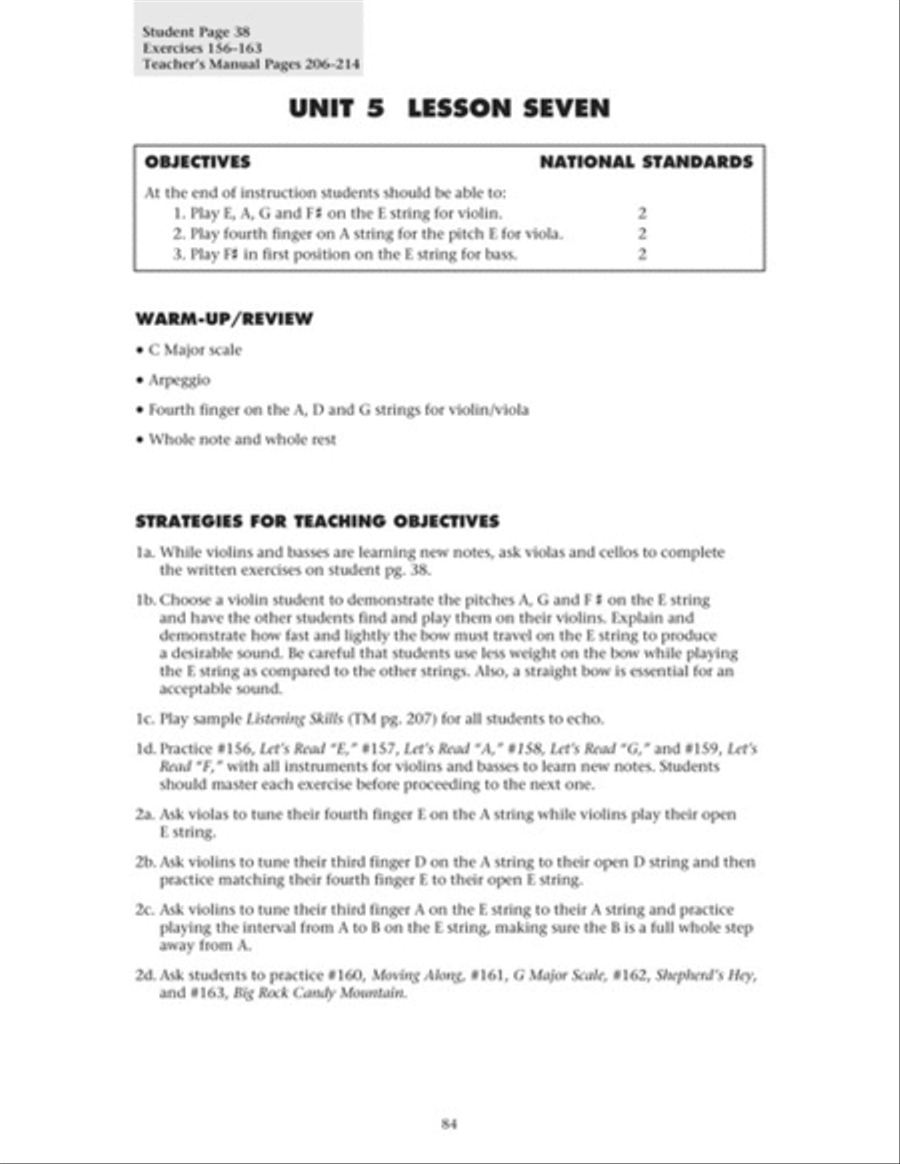 Essential Elements for Strings – Book 1 String Orchestra scores gallery preview page 6