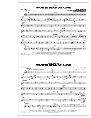 Wanted Dead or Alive - Bb Tenor Sax