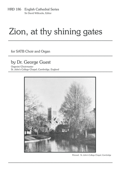 Zion, at Thy Shining Gates