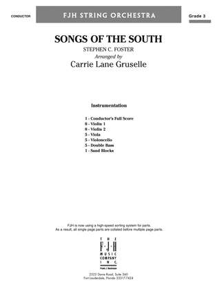 Songs of the South: Score