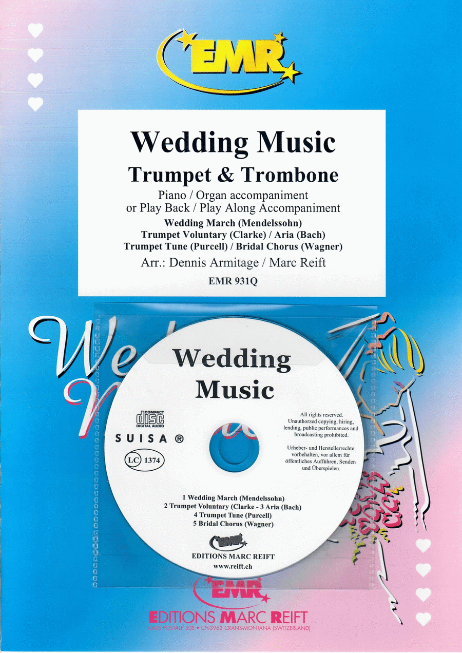 Wedding Music - Trumpet/Trombone Duet (with CD)