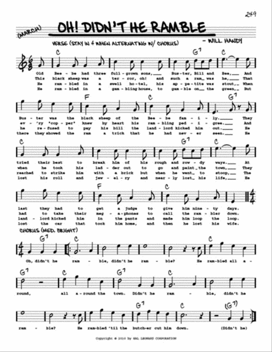 The Real Dixieland Book B-Flat Instrument scores gallery preview page 5