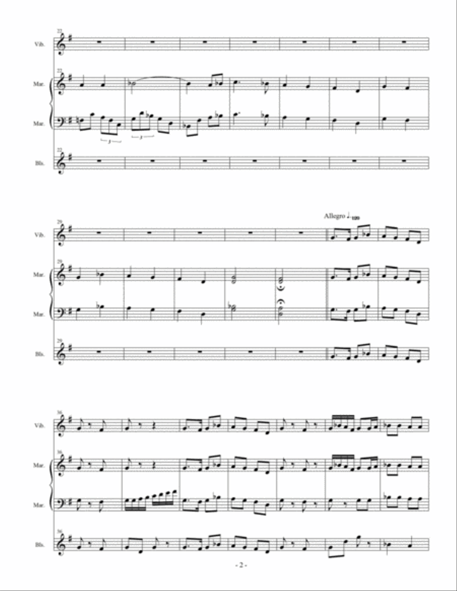 Fum! Marimba scores gallery preview page 2