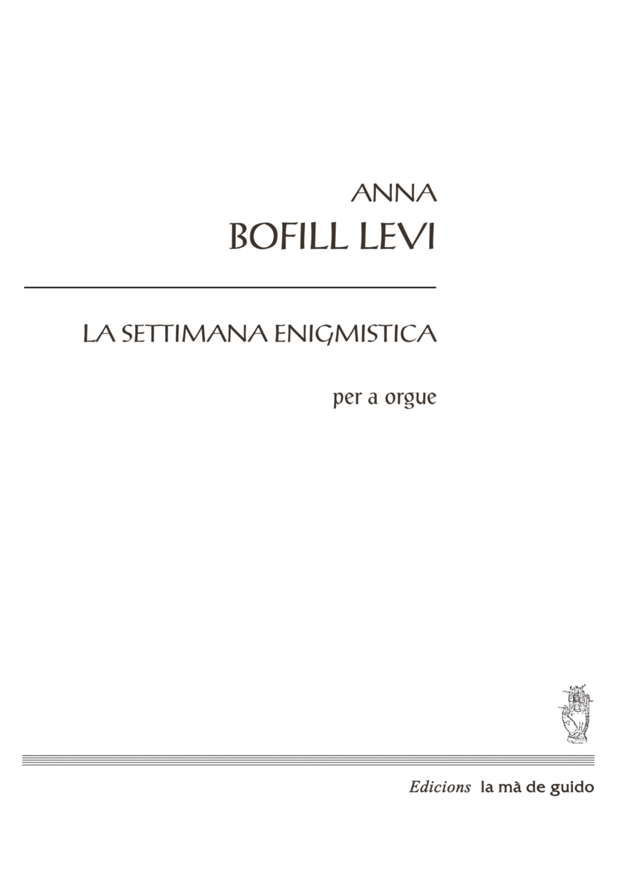La settimana enigmistica Organ Solo scores gallery preview page 1