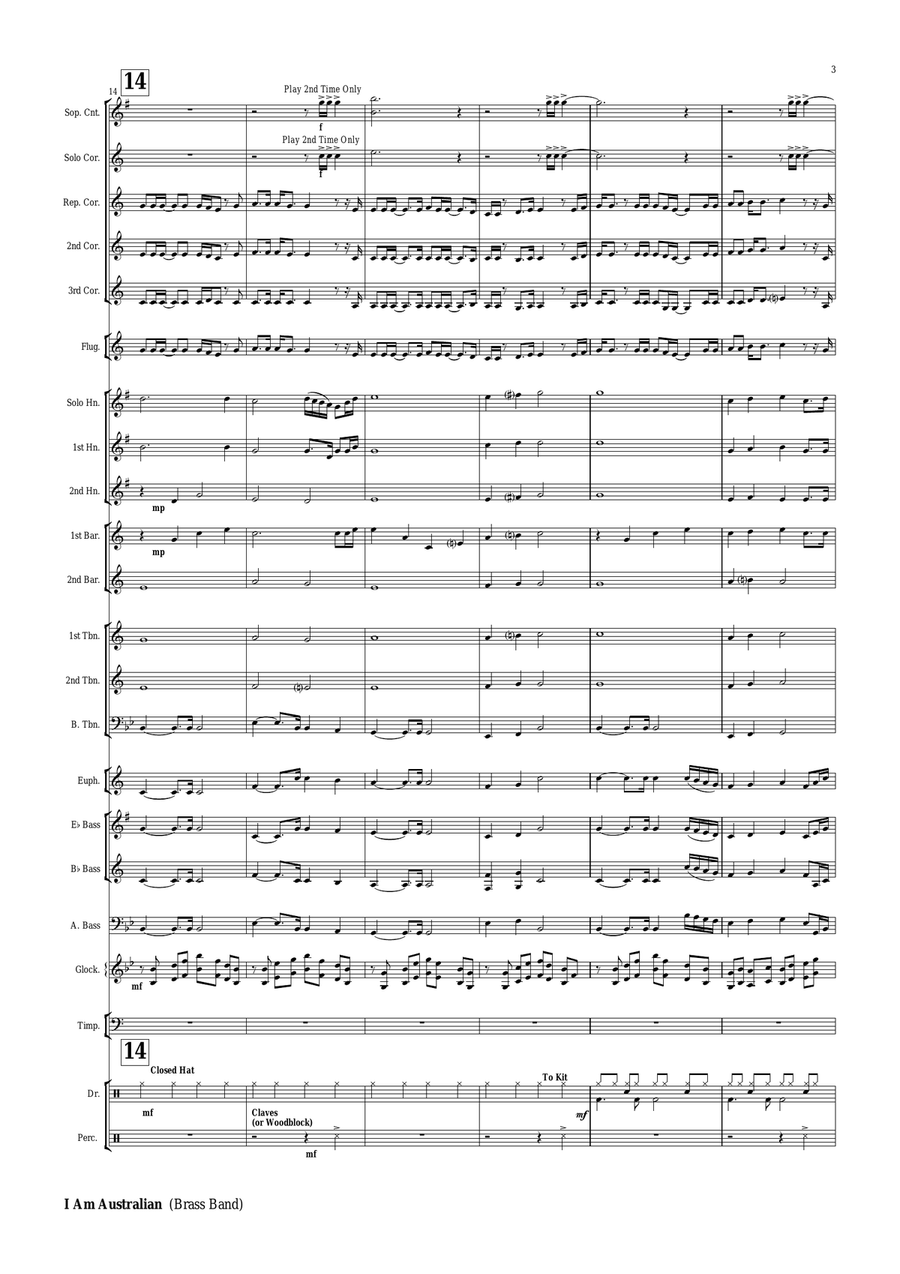 I Am Australian Brass Ensemble scores gallery preview page 4