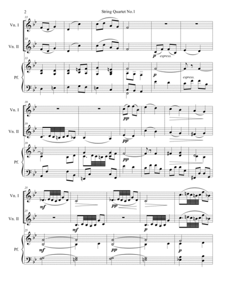 String Quartet No.1 Andante Cantabile image number null