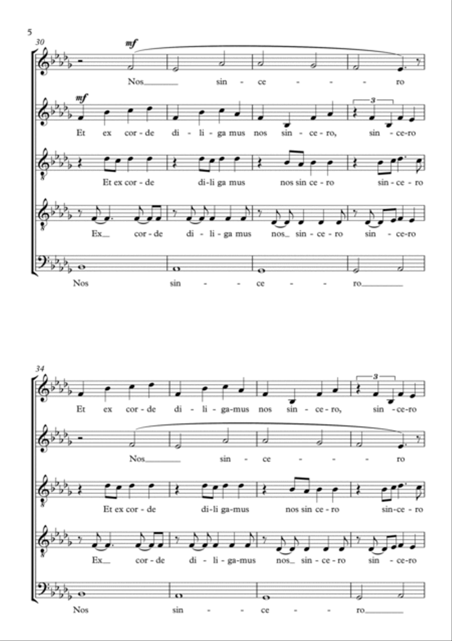 Cantus Saecularis 4-Part scores gallery preview page 6