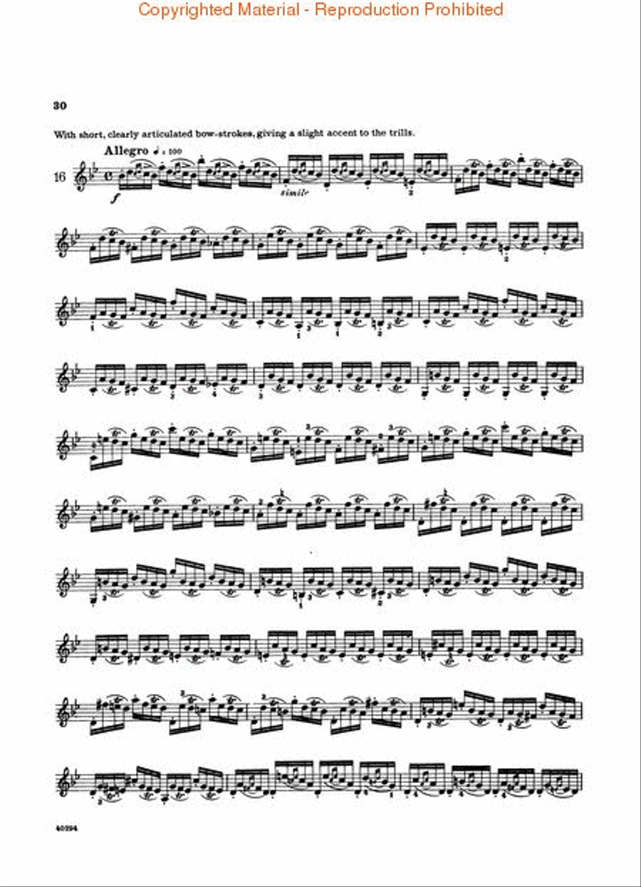First 30 Concert Studies, Op. 123 Violin Solo scores gallery preview page 3
