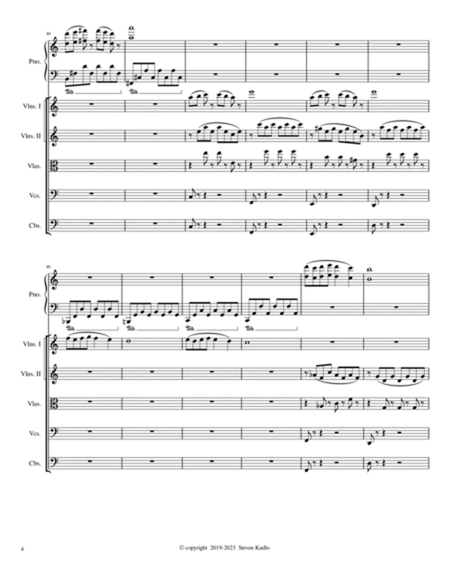Concertino for Piano and String Orchestra #2 image number null