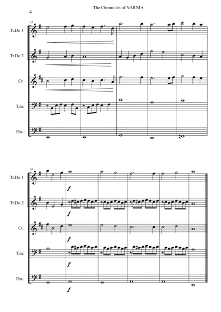 Evacuating London Brass Ensemble scores gallery preview page 5